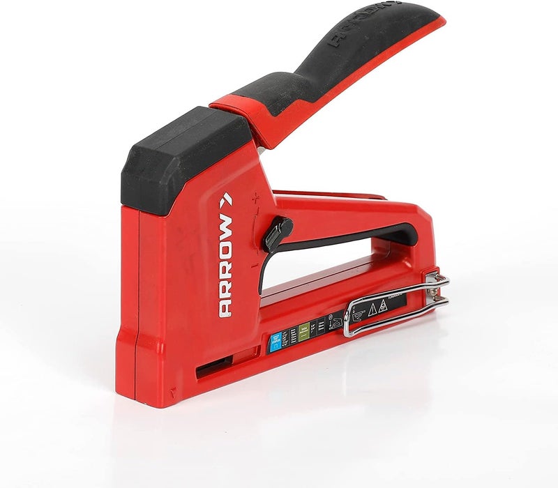 Arrow Fastener Arrow T50RED2 Heavy Duty Manual 2-in-1 Staple Gun and Brad Nailer for Upholstery, Framing, Insulation, Crafts, and Furniture, Red - Image 5